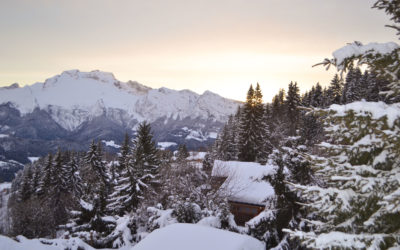 An enchanting place in the French Alps for a family ski trip